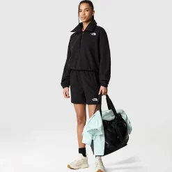 Outlet The North Face Glacier Fleece Med Kvart Lynlås Til Damer TNF Black