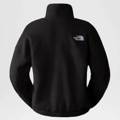 Outlet The North Face Glacier Fleece Med Kvart Lynlås Til Damer TNF Black