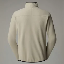 Online The North Face Glacier Fleece Med Kvart Lynlås Til Herrer Clay Grey
