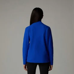Online The North Face Glacier Fleece Med Kvart Lynlås Til Unge TNF Blue