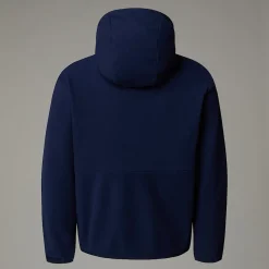 Cheap The North Face Glacier Fleecejakke Med Hætte Til Unge Summit Navy