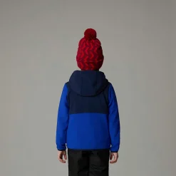 Clearance The North Face Glacier Fleecejakke Med Lynlås Og Hætte Til Børn TNF Blue
