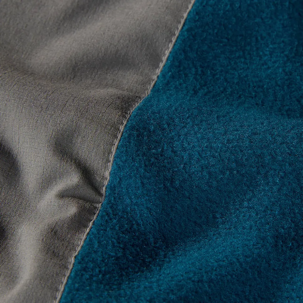 Cheap The North Face Glacier Heavyweight Fleece Med Halv Lynlås Til Damer Midnight Petrol-Smoked Pearl