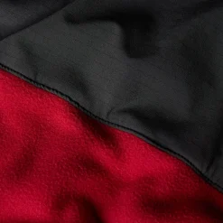 Fashion The North Face Glacier Heavyweight Fleece Med Halv Lynlås Til Herrer Garnet Red-Asphalt Grey