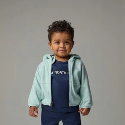 Flash Sale The North Face Glacier Hættetrøje Med Lynlås Til Baby Muted Pine