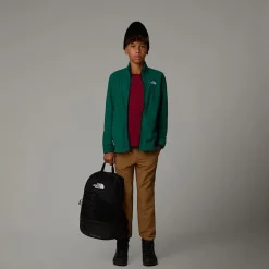 Sale The North Face Glacier Zip-In Fleece Til Unge Evergreen