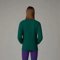 Sale The North Face Glacier Zip-In Fleece Til Unge Evergreen