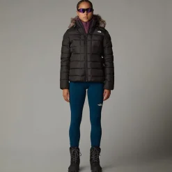 New The North Face Gotham Jakke Til Damer TNF Black-TNF White-NPF