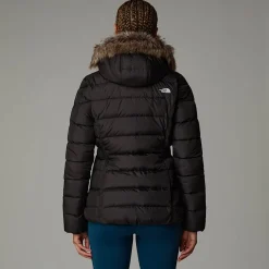 New The North Face Gotham Jakke Til Damer TNF Black-TNF White-NPF