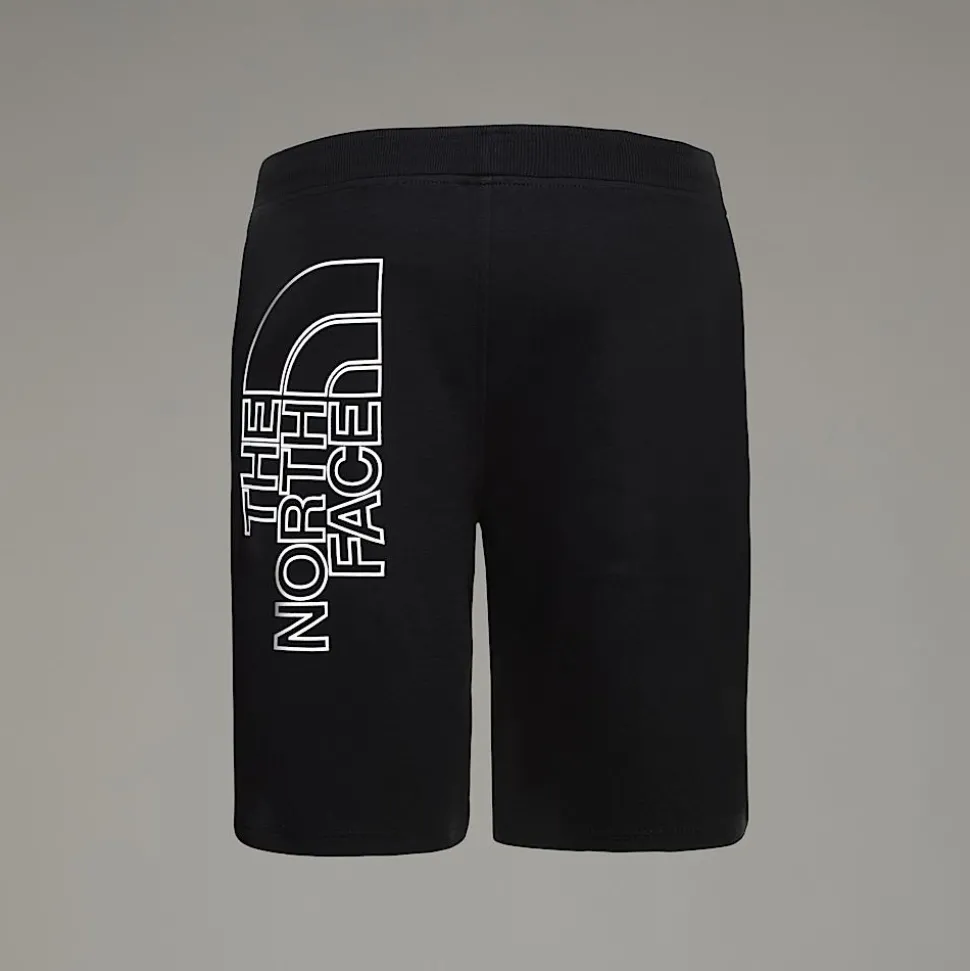 Best The North Face Graphic Light Shorts Til Herrer TNF Black