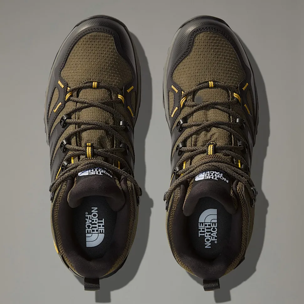 Clearance The North Face Hedgehog GORE-TEX® Mid Vandrestøvler Til Herrer New Taupe Green-TNF Black