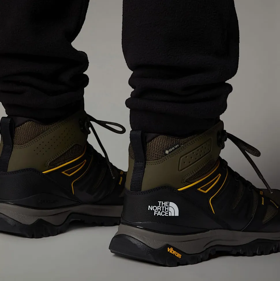 Clearance The North Face Hedgehog GORE-TEX® Mid Vandrestøvler Til Herrer New Taupe Green-TNF Black