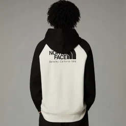 Online The North Face Heritage Hættetrøje Til Herrer White Dune-TNF Black