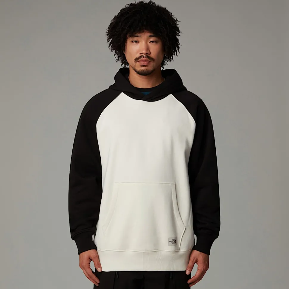 Online The North Face Heritage Hættetrøje Til Herrer White Dune-TNF Black