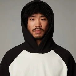 Online The North Face Heritage Hættetrøje Til Herrer White Dune-TNF Black