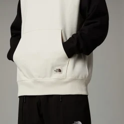 Online The North Face Heritage Hættetrøje Til Herrer White Dune-TNF Black