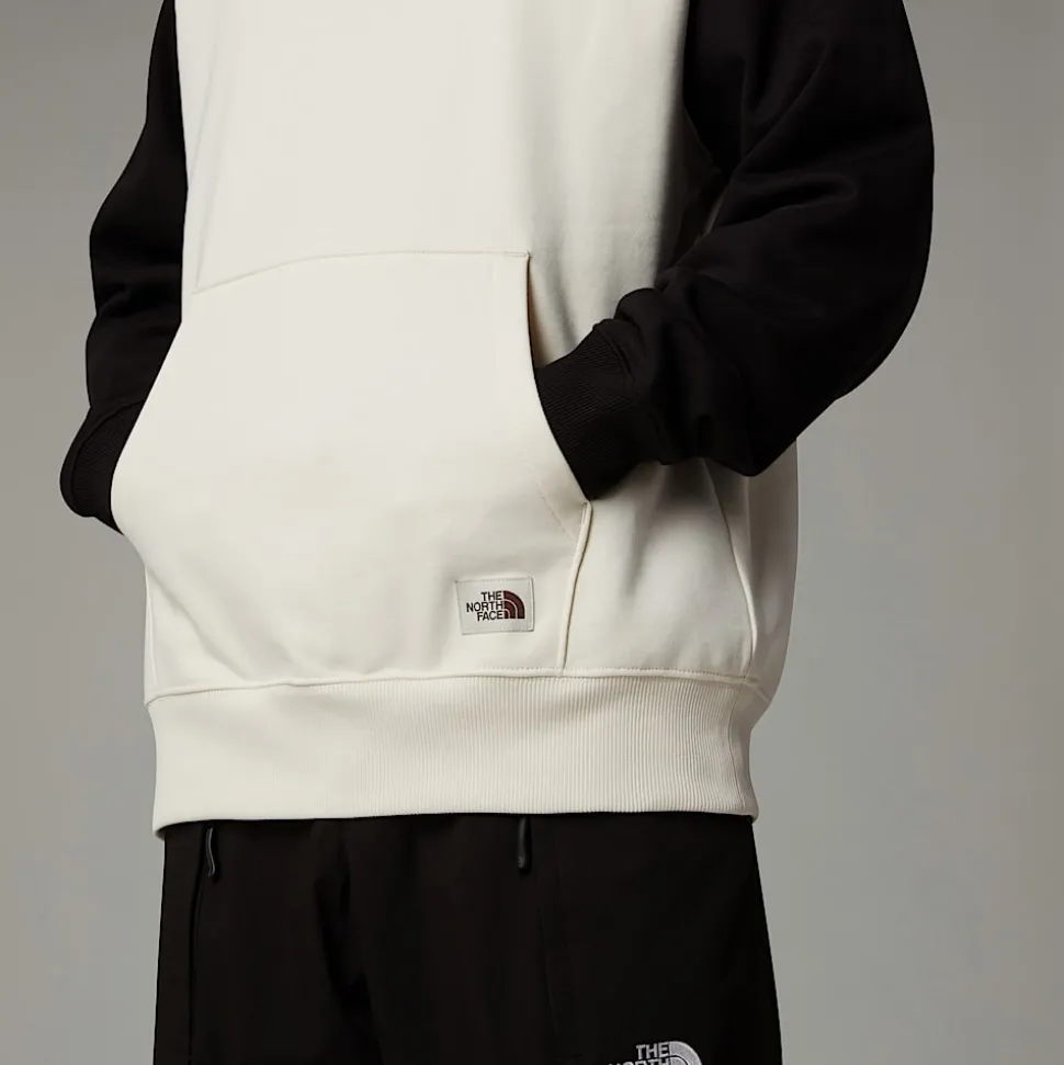 Online The North Face Heritage Hættetrøje Til Herrer White Dune-TNF Black