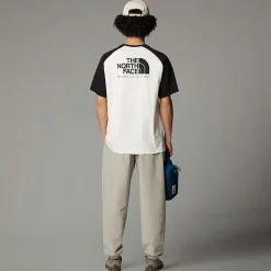 Hot The North Face Heritage T-shirt Til Herrer White Dune-TNF Black