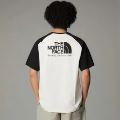 Hot The North Face Heritage T-shirt Til Herrer White Dune-TNF Black