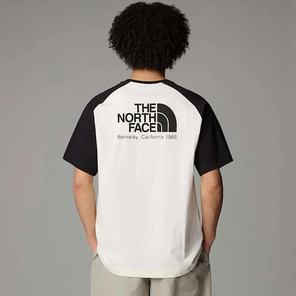 Hot The North Face Heritage T-shirt Til Herrer White Dune-TNF Black