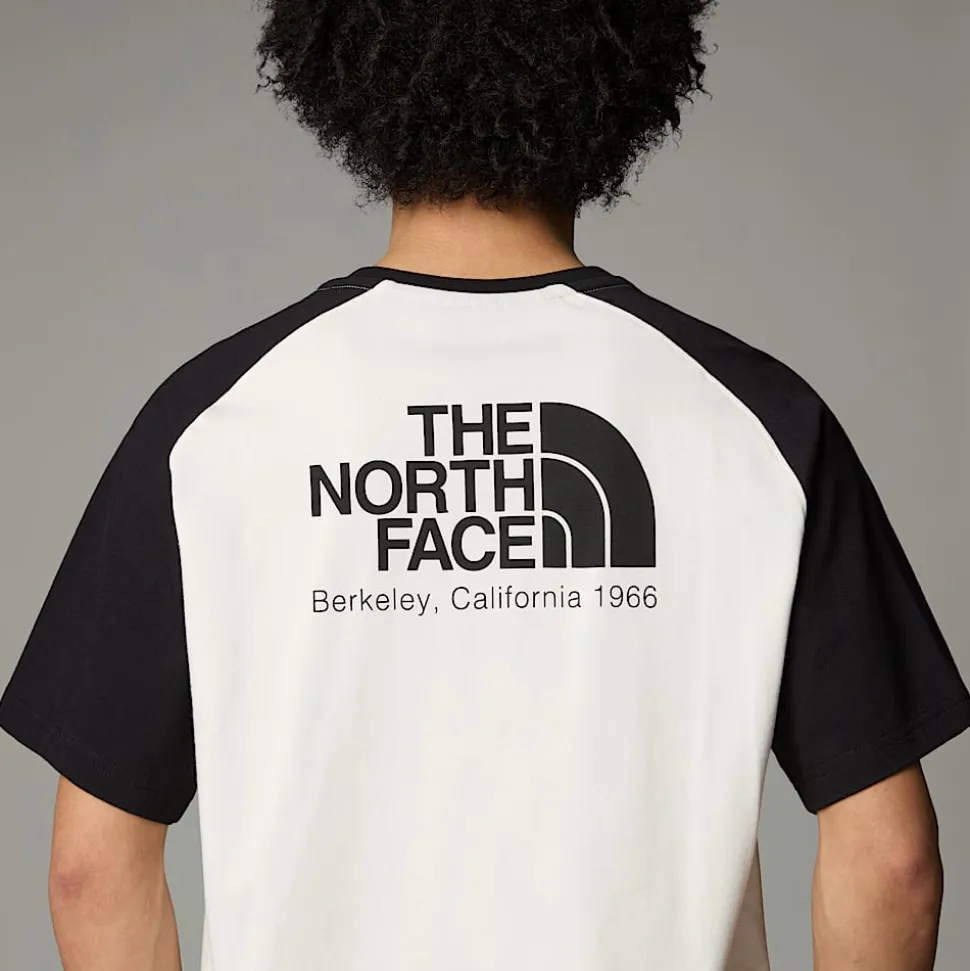 Hot The North Face Heritage T-shirt Til Herrer White Dune-TNF Black