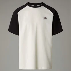 Hot The North Face Heritage T-shirt Til Herrer White Dune-TNF Black