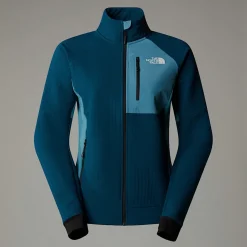 Best The North Face Highball Fleece Til Damer Midnight Petrol-Algae Blue