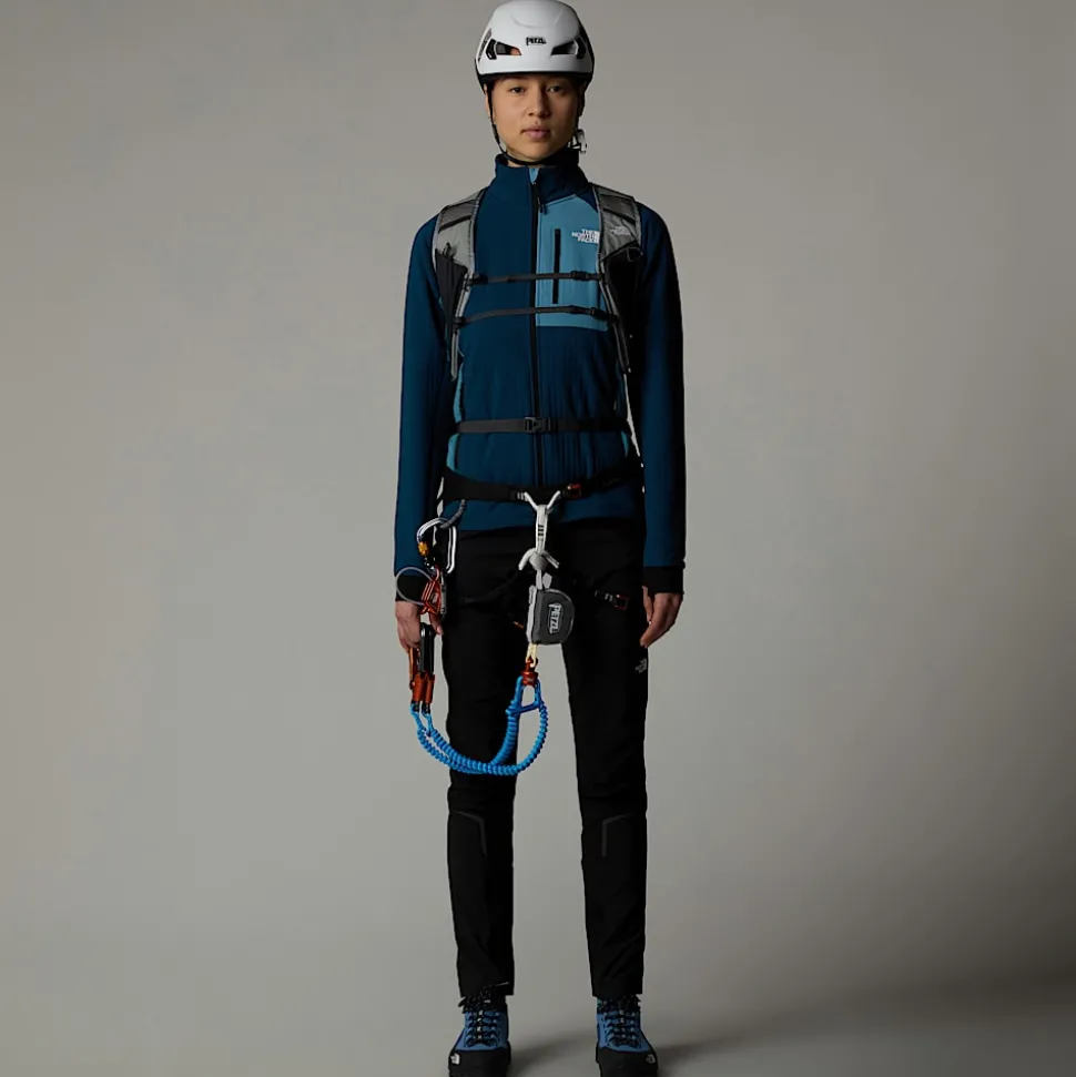 Best The North Face Highball Fleece Til Damer Midnight Petrol-Algae Blue