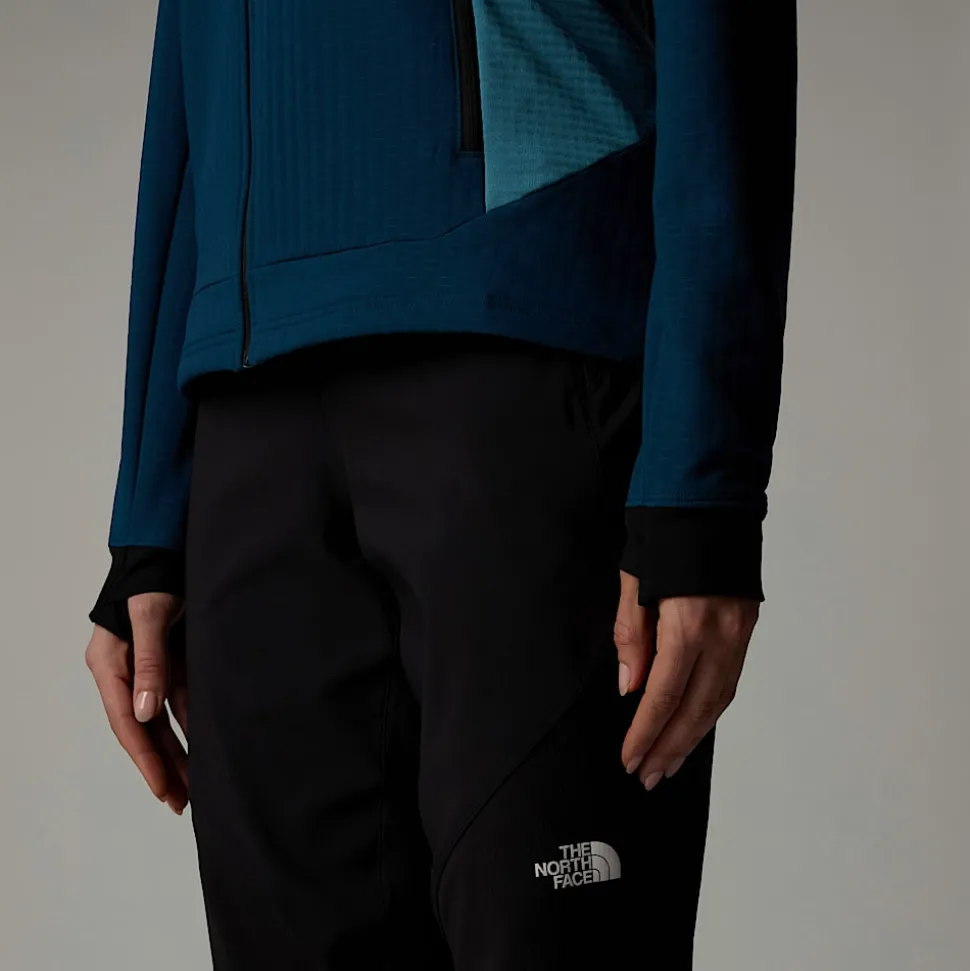 Best The North Face Highball Fleece Til Damer Midnight Petrol-Algae Blue