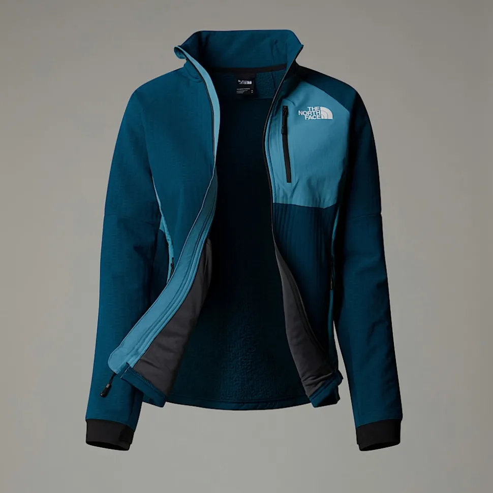 Best The North Face Highball Fleece Til Damer Midnight Petrol-Algae Blue