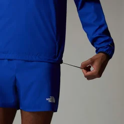 Online The North Face Higher Run Vindjakke Med Kvart Lynlås Til Herrer TNF Blue