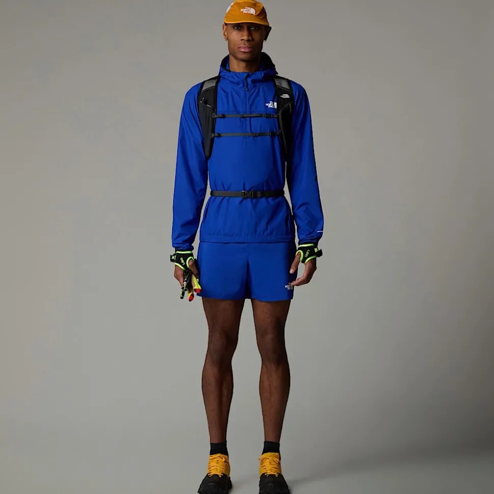 Online The North Face Higher Run Vindjakke Med Kvart Lynlås Til Herrer TNF Blue