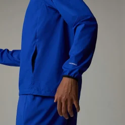 Online The North Face Higher Run Vindjakke Med Kvart Lynlås Til Herrer TNF Blue