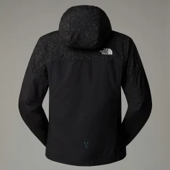 Online The North Face Higher Run Vindjakke Til Damer TNF Black-TNF Black Trail Reflective Print