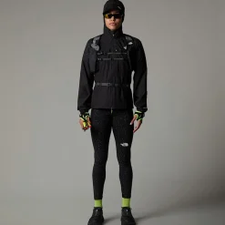 Online The North Face Higher Run Vindjakke Til Damer TNF Black-TNF Black Trail Reflective Print