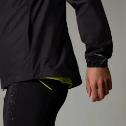 Online The North Face Higher Run Vindjakke Til Damer TNF Black-TNF Black Trail Reflective Print