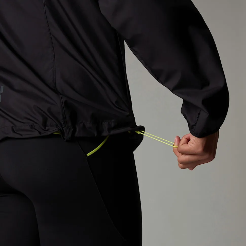 Online The North Face Higher Run Vindjakke Til Damer TNF Black-TNF Black Trail Reflective Print