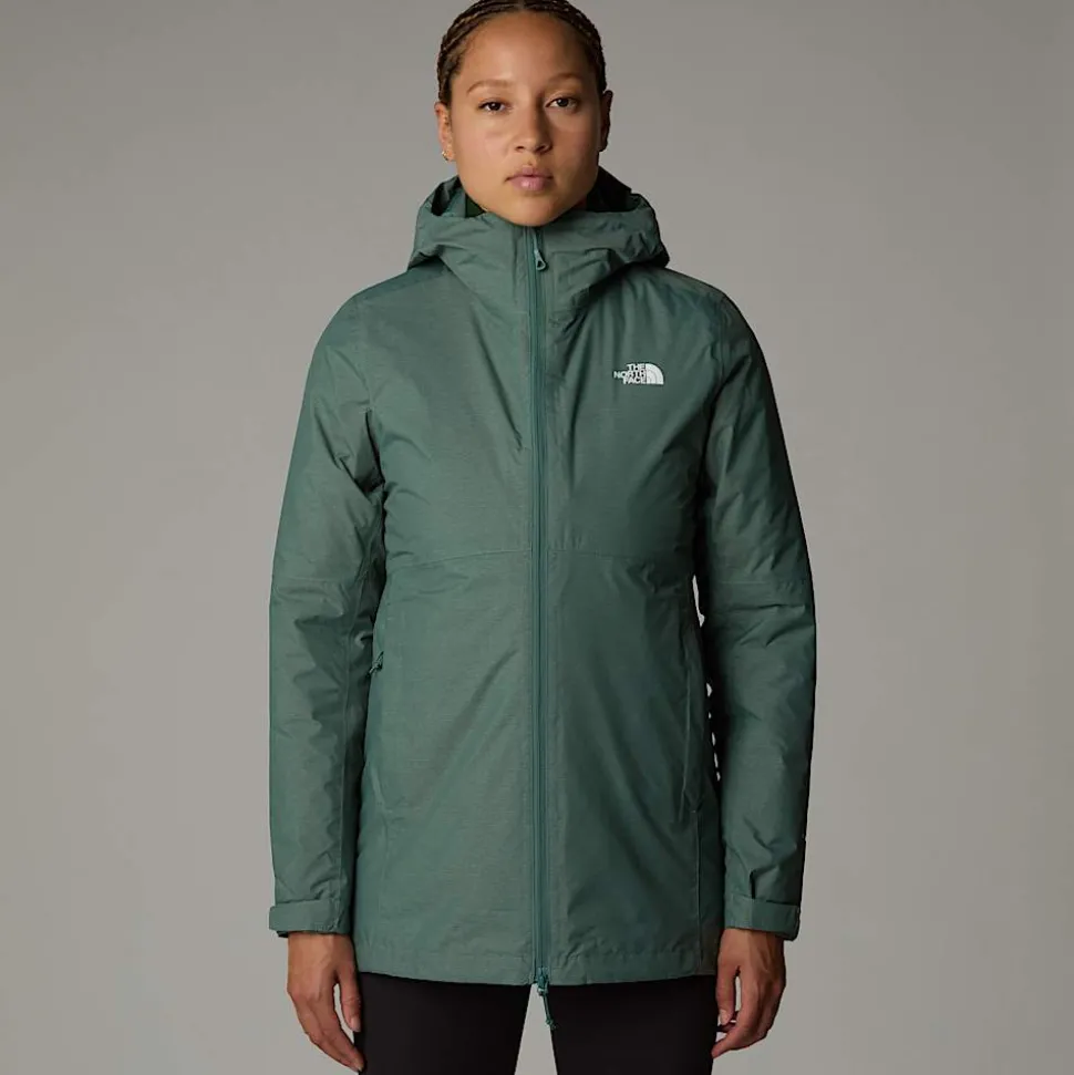 Online The North Face Hikesteller Triclimate Jakke Til Damer Dark Sage White Heather-Pine Needle-NPF