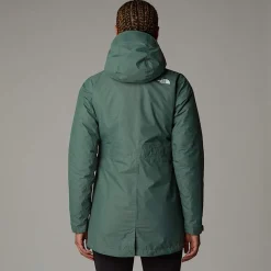 Online The North Face Hikesteller Triclimate Jakke Til Damer Dark Sage White Heather-Pine Needle-NPF