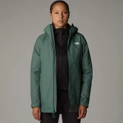 Online The North Face Hikesteller Triclimate Jakke Til Damer Dark Sage White Heather-Pine Needle-NPF