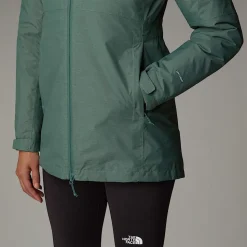 Online The North Face Hikesteller Triclimate Jakke Til Damer Dark Sage White Heather-Pine Needle-NPF