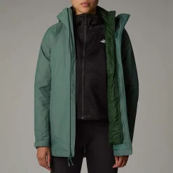Online The North Face Hikesteller Triclimate Jakke Til Damer Dark Sage White Heather-Pine Needle-NPF