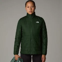 Online The North Face Hikesteller Triclimate Jakke Til Damer Dark Sage White Heather-Pine Needle-NPF