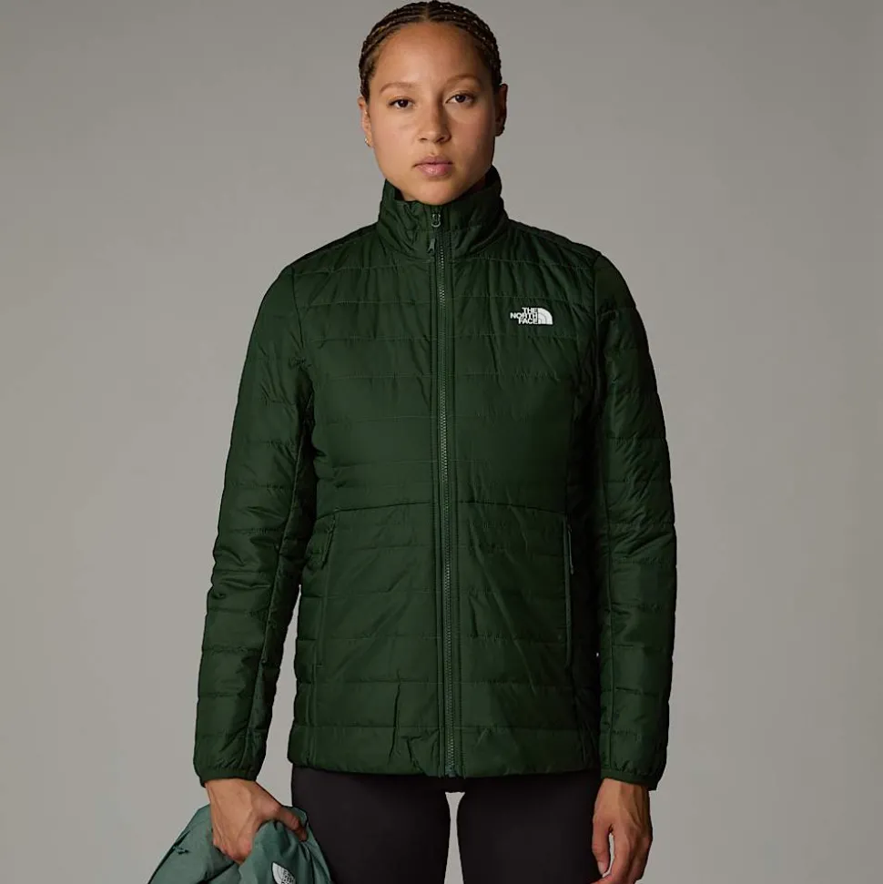 Online The North Face Hikesteller Triclimate Jakke Til Damer Dark Sage White Heather-Pine Needle-NPF