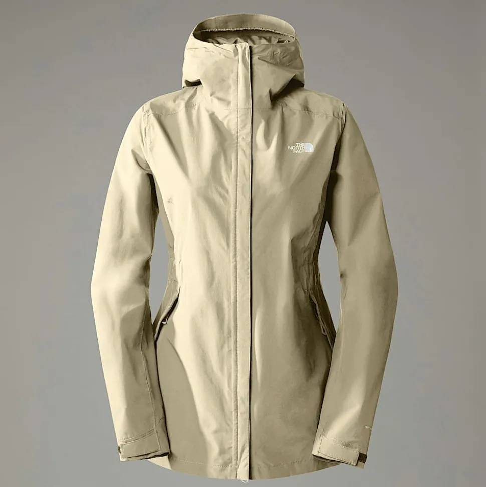 Best The North Face Hikurangi Parka Shell Jakke Til Damer Gravel
