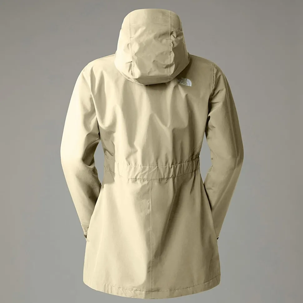 Best The North Face Hikurangi Parka Shell Jakke Til Damer Gravel