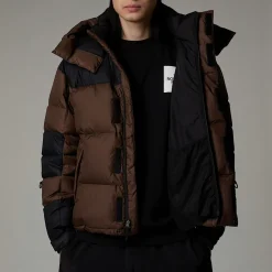 New The North Face Himalayan Baltoro Jakke Til Herrer Smokey Brown-TNF Black