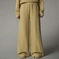 Best The North Face Hoden Wide Leg Joggingbukser Til Damer Khaki Stone