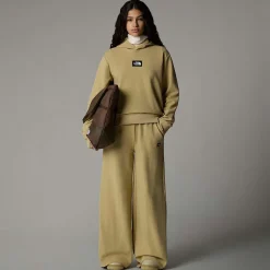 Best The North Face Hoden Wide Leg Joggingbukser Til Damer Khaki Stone