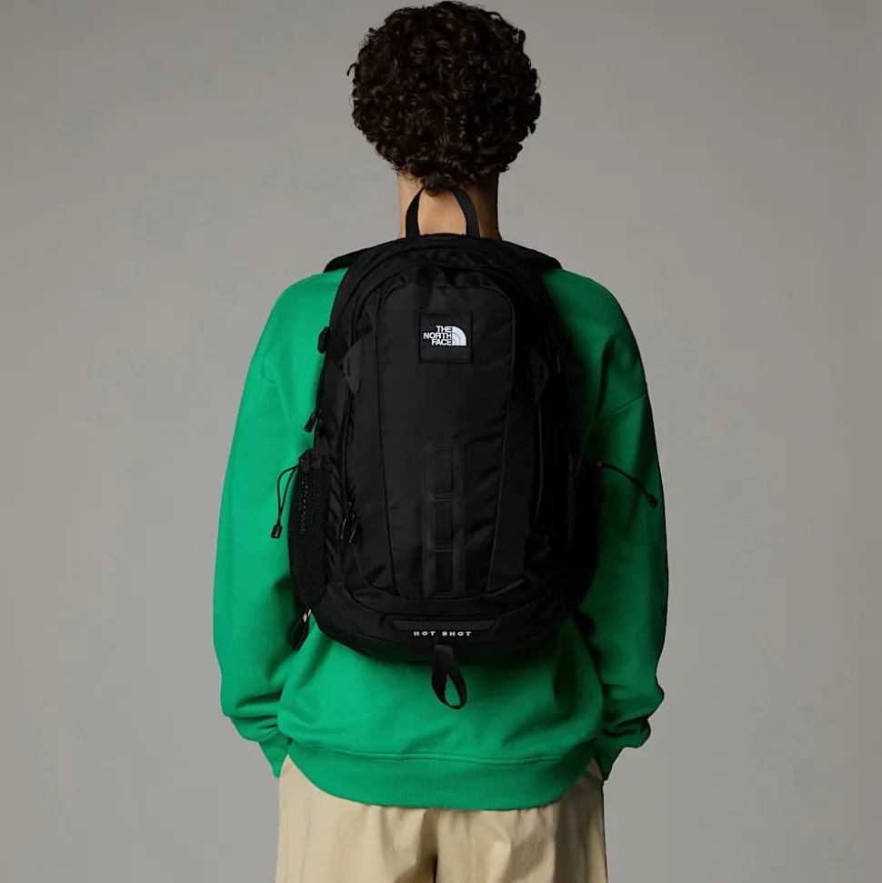 Hot The North Face Hot Shot Rygsæk - Specialudgave TNF Black-TNF White-NPF